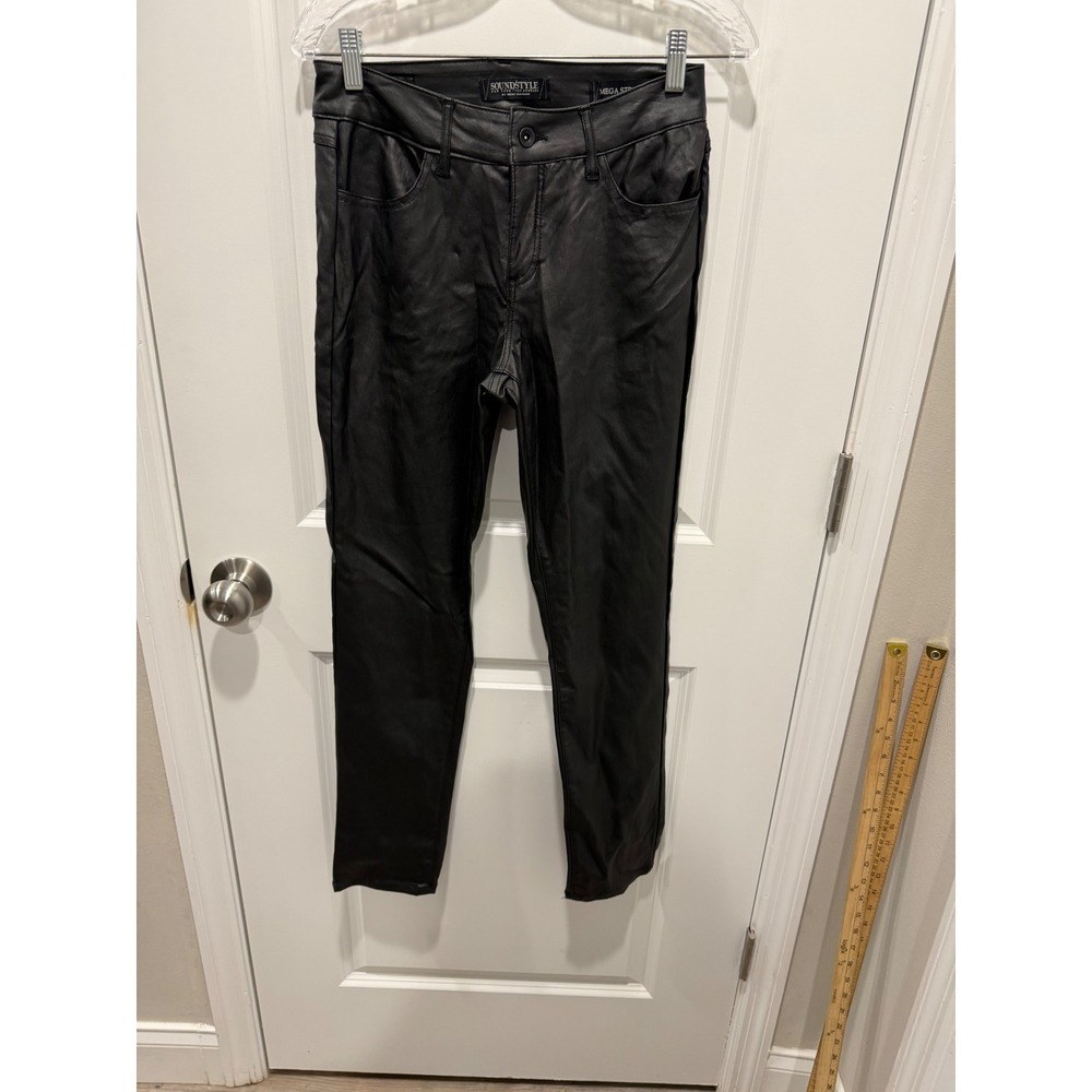 VINCE Camuto Black Skinny Faux-Leather Pants